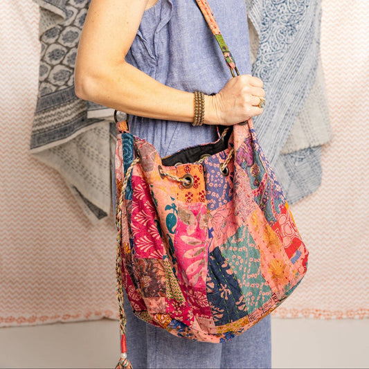 Boho Blooms Bag - Pink