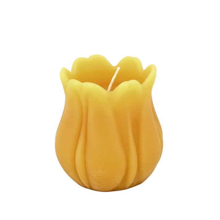 Tulip - Natural Beeswax Candle
