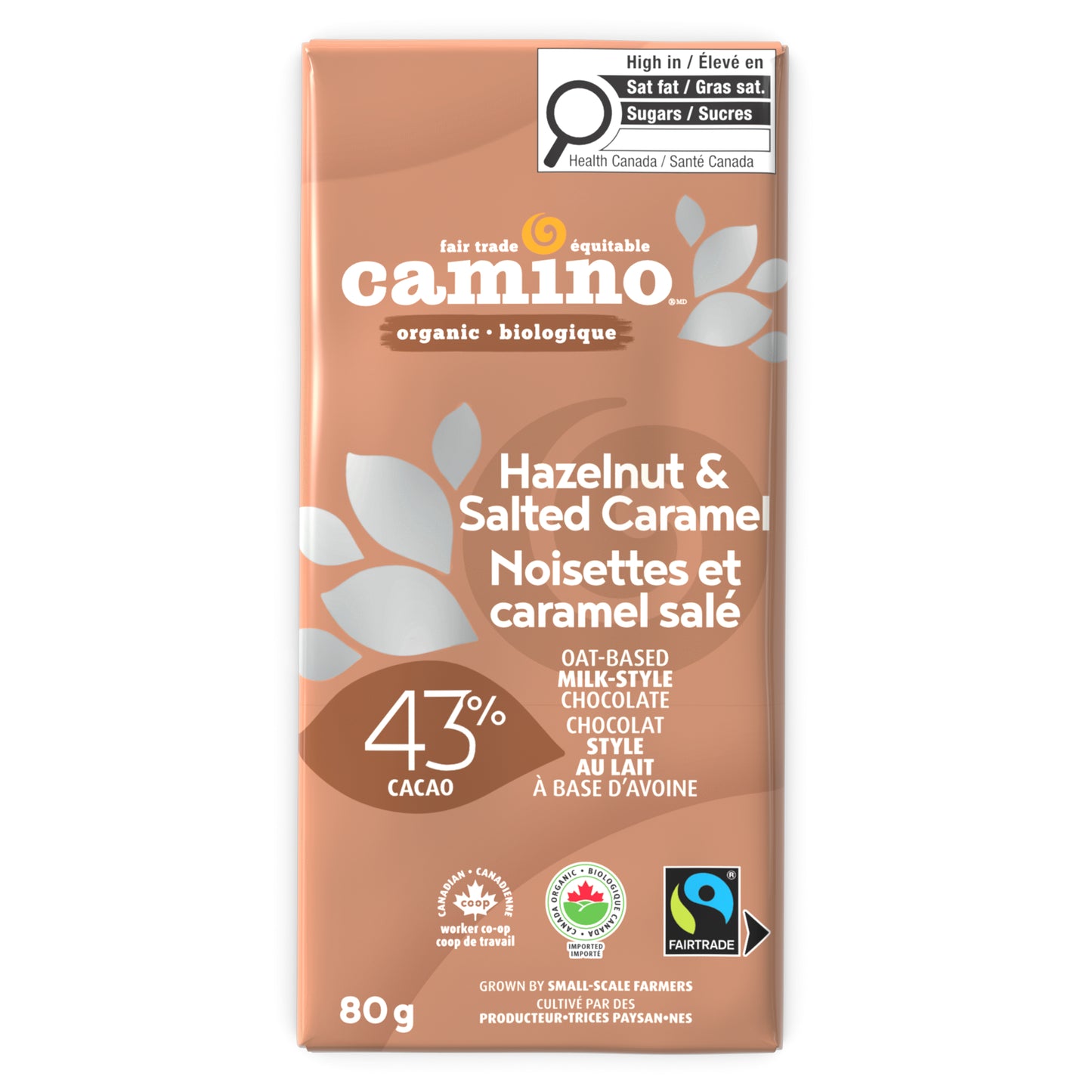 Hazelnuts & Salted Caramel Oat-Based Milk Chocolate Bar
