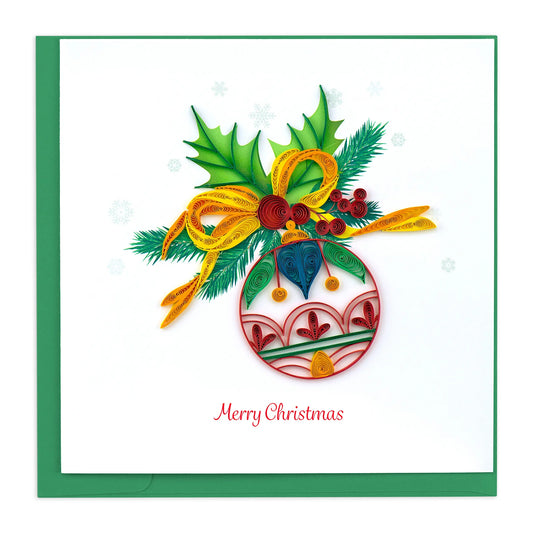 Quilling Cards - Christmas Ornament