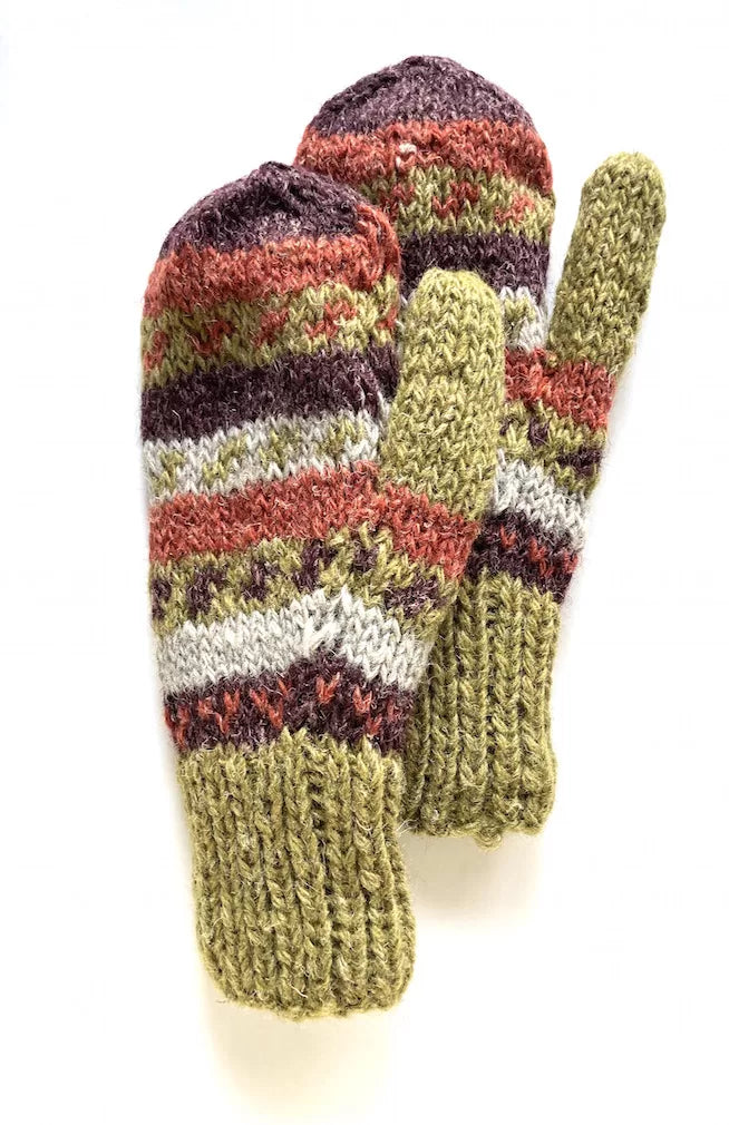 Knit Hemp Mitten