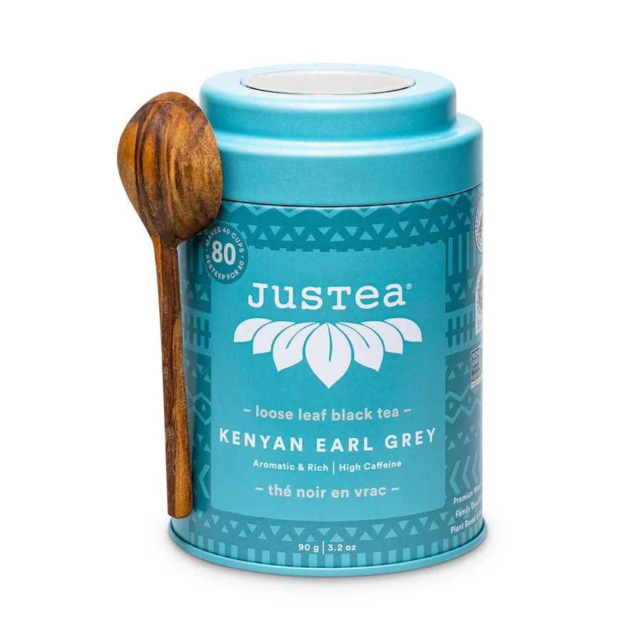 Justea Kenyan Earl Grey Tea & Spoon