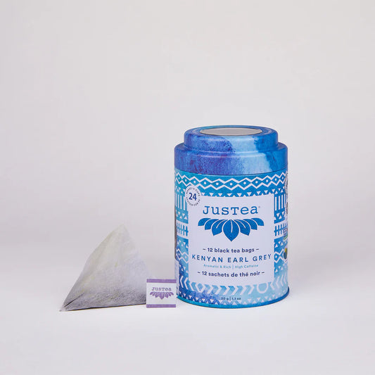 Kenyan Earl Grey Tea Bags / Tin - JusTea