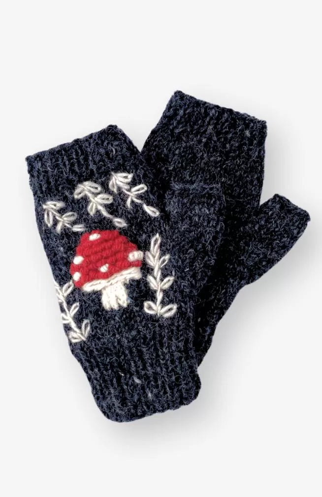 Knit Fingerless Gloves