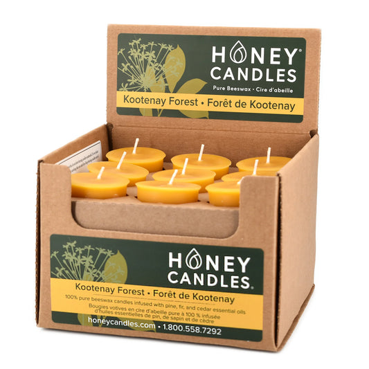 Beeswax-Kootney Forest Votive