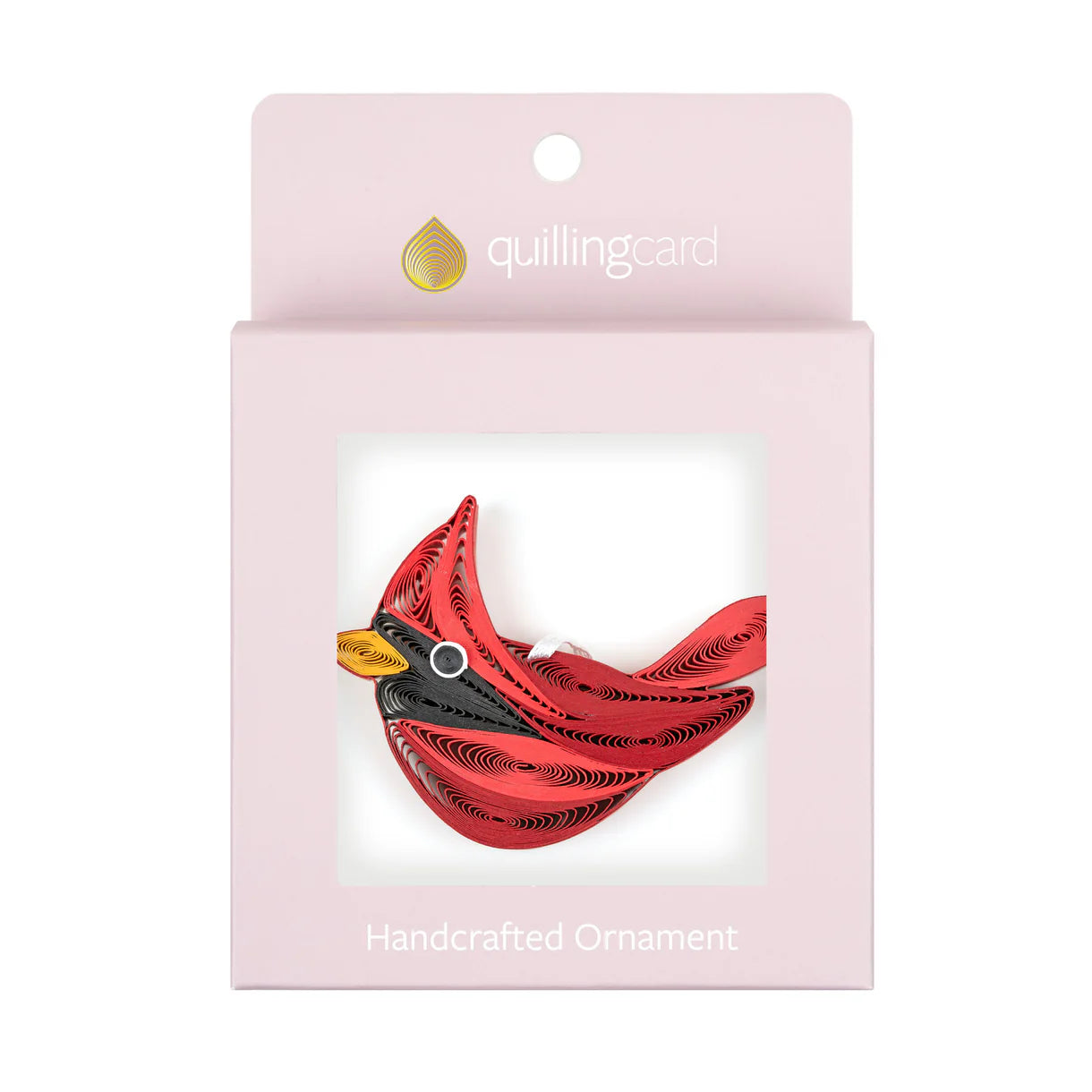 Cardinal Quilling Ornament