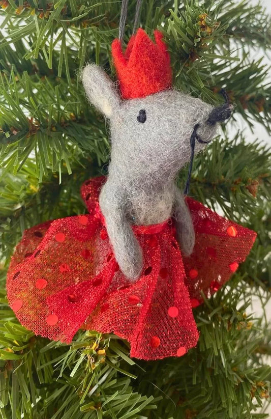 Dancing Mouse Ornament