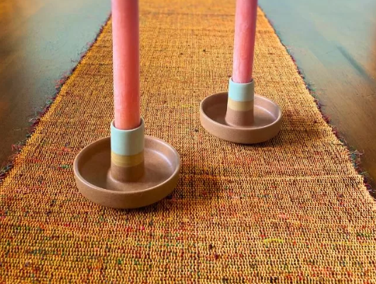 Ceramic Taper Candle Holder