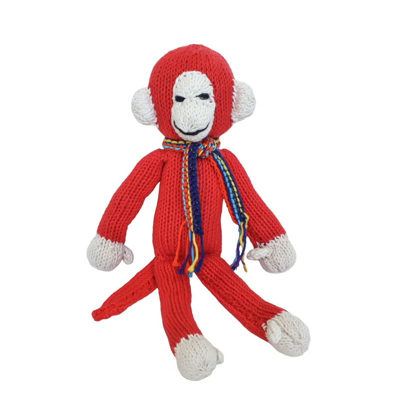 Hand Knit Organic Cotton Spider-Style Monkey