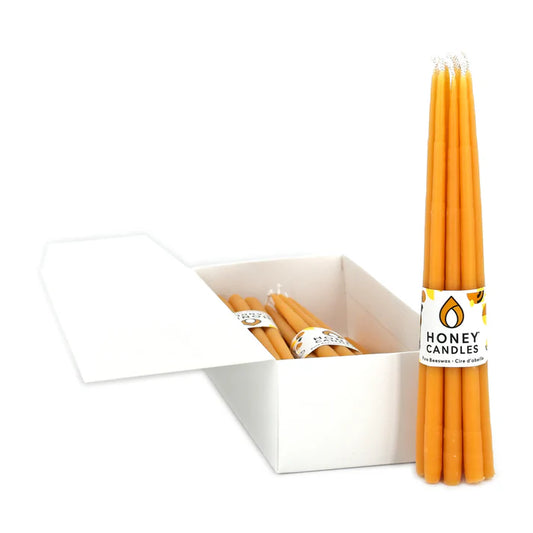8" Thin Tapers 10pk Natural