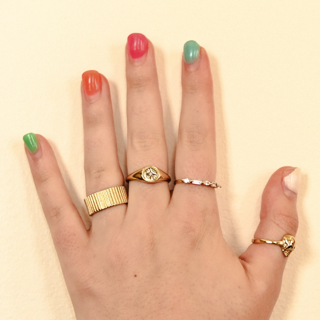 North Star Brass Ring: Size 9