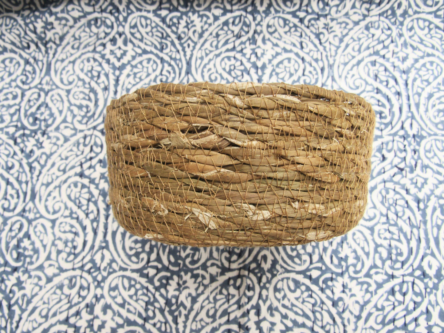 Hand-Stitched Hogla Basket