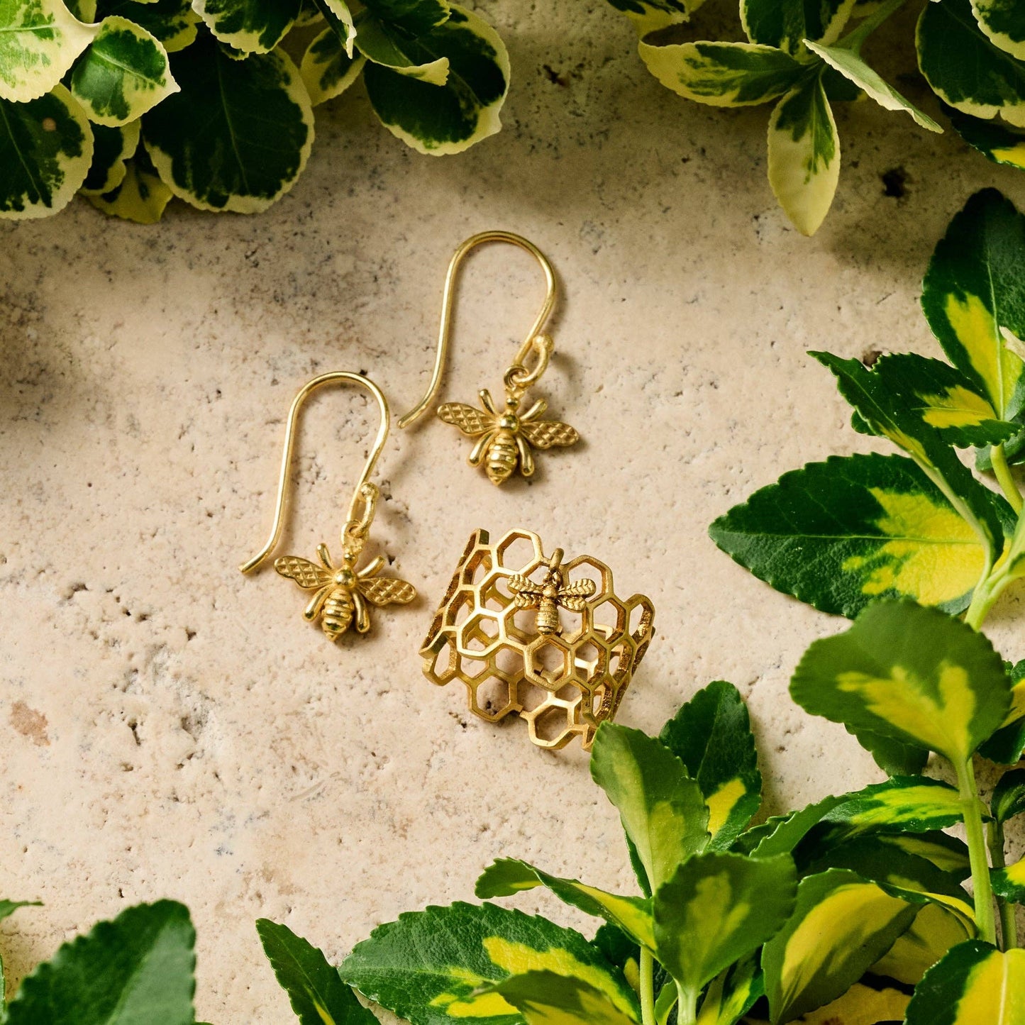 Bee Charmed Dangle Earrings