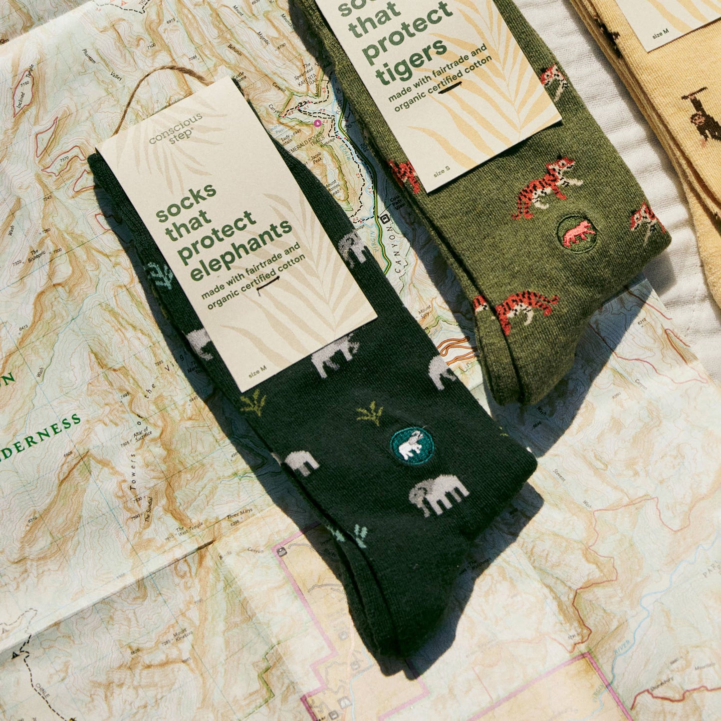 Socks that Protect Elephants (Green Elephants)