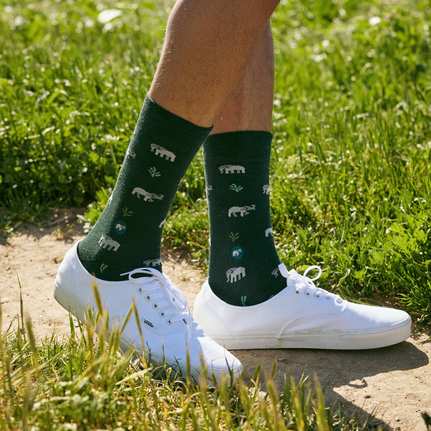 Socks that Protect Elephants (Green Elephants)