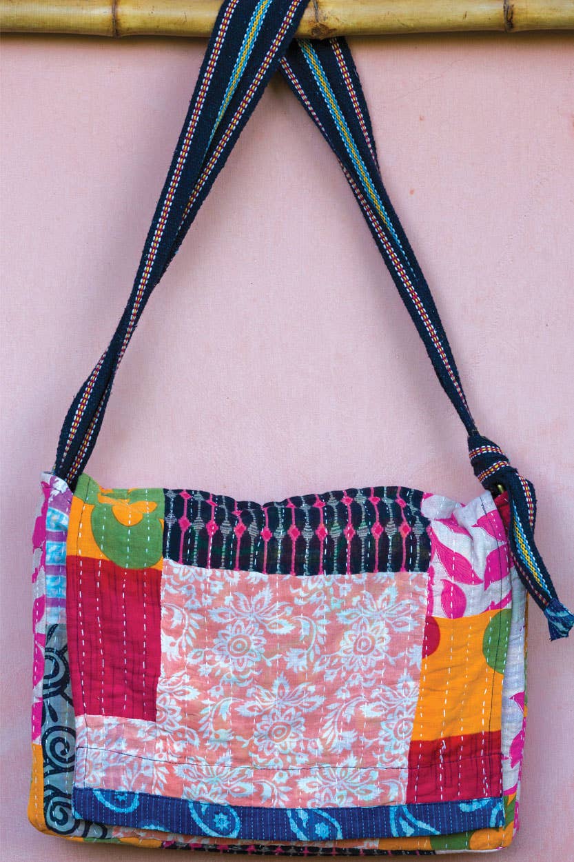 Kantha Messenger Bags
