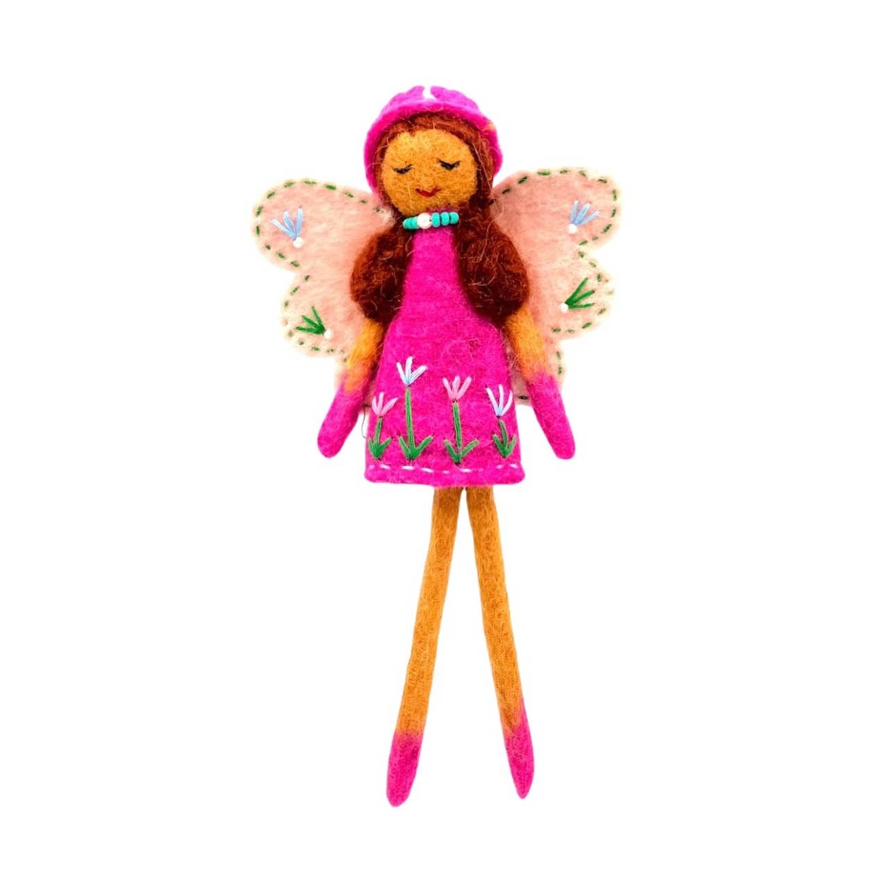 Saffron Fairy Felt Ornament: Flower