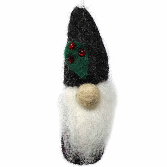 Grey Gnome Ornament