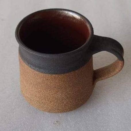 Small Rustic Matt Black Coffee, Tea, Espresso Mug