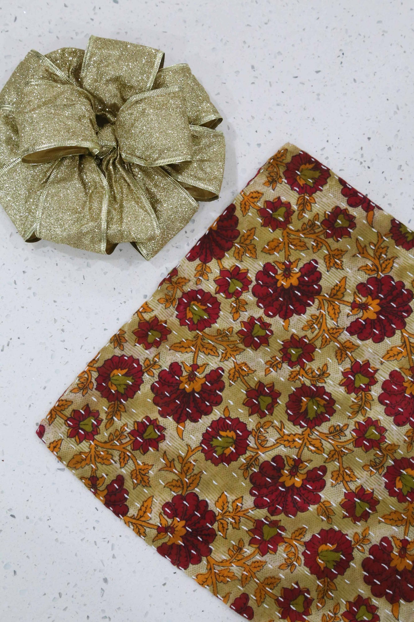 Kantha Dish Cloth | Christmas