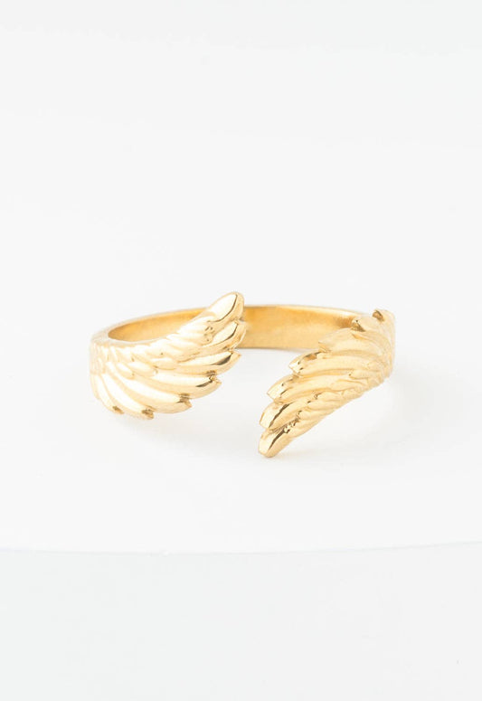 Birds of the Same Feather Gold Ring