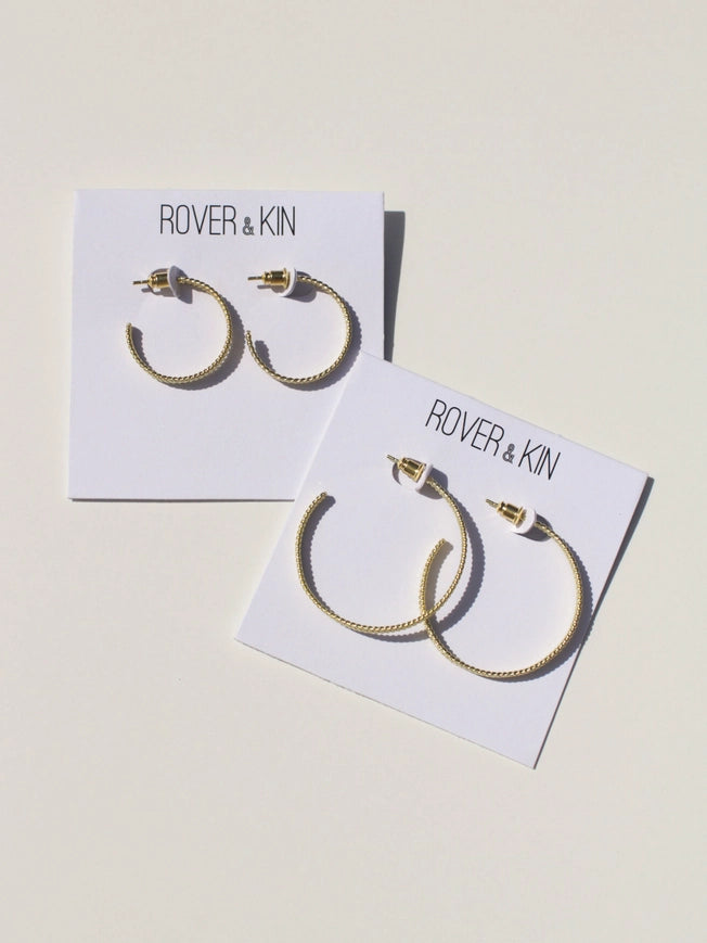 Texturized Hoops - Small (1")