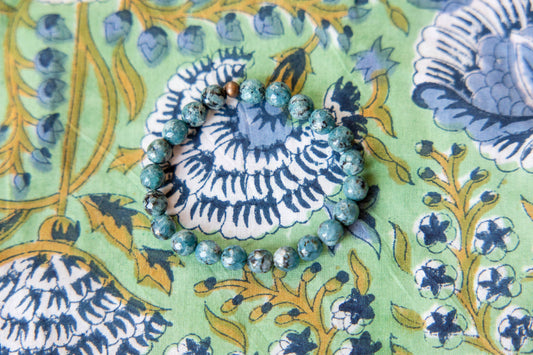 Abundance Bracelet: Aegan Blue