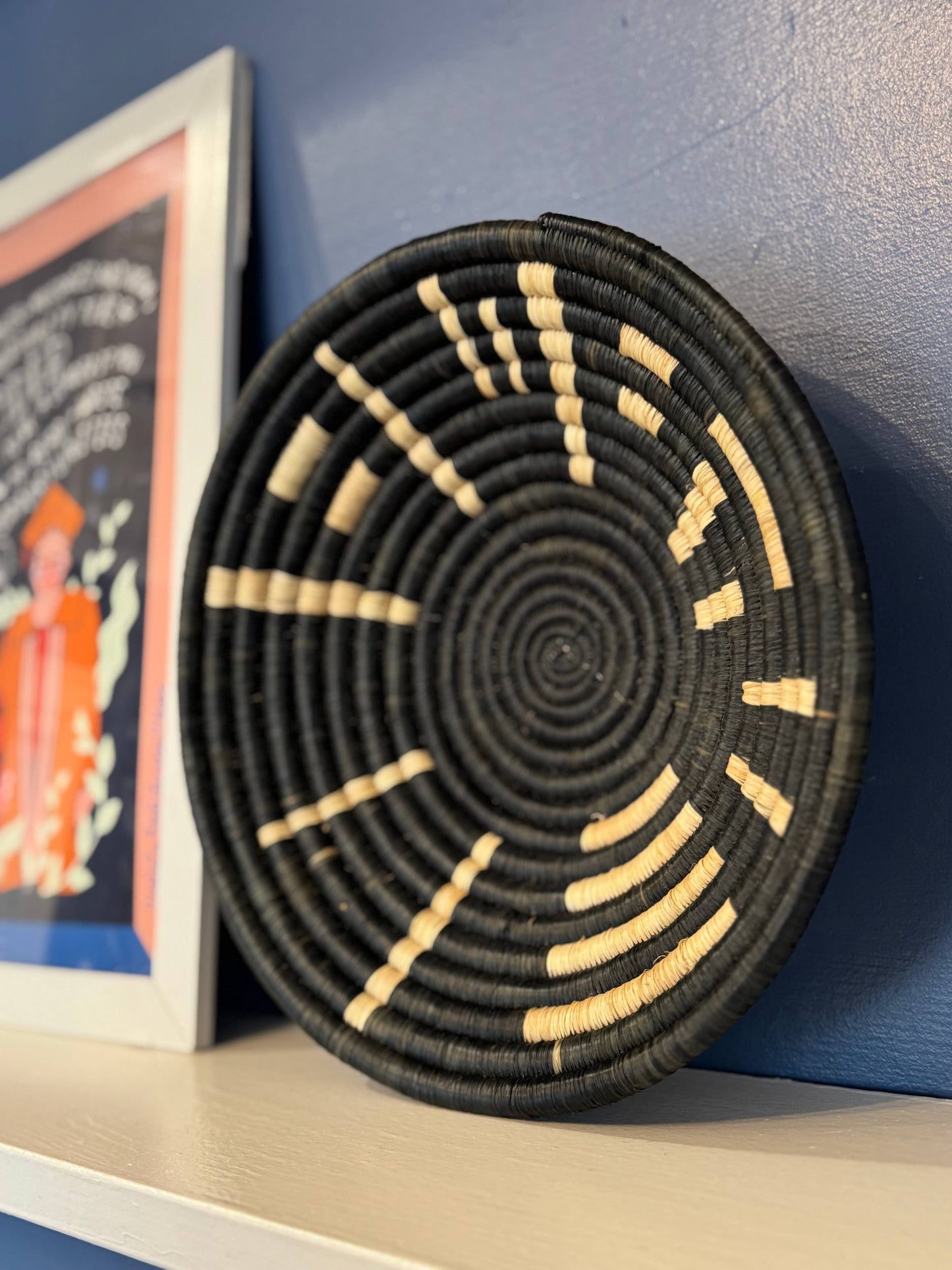 Vision Basket - Black and Tan - Fair Trade