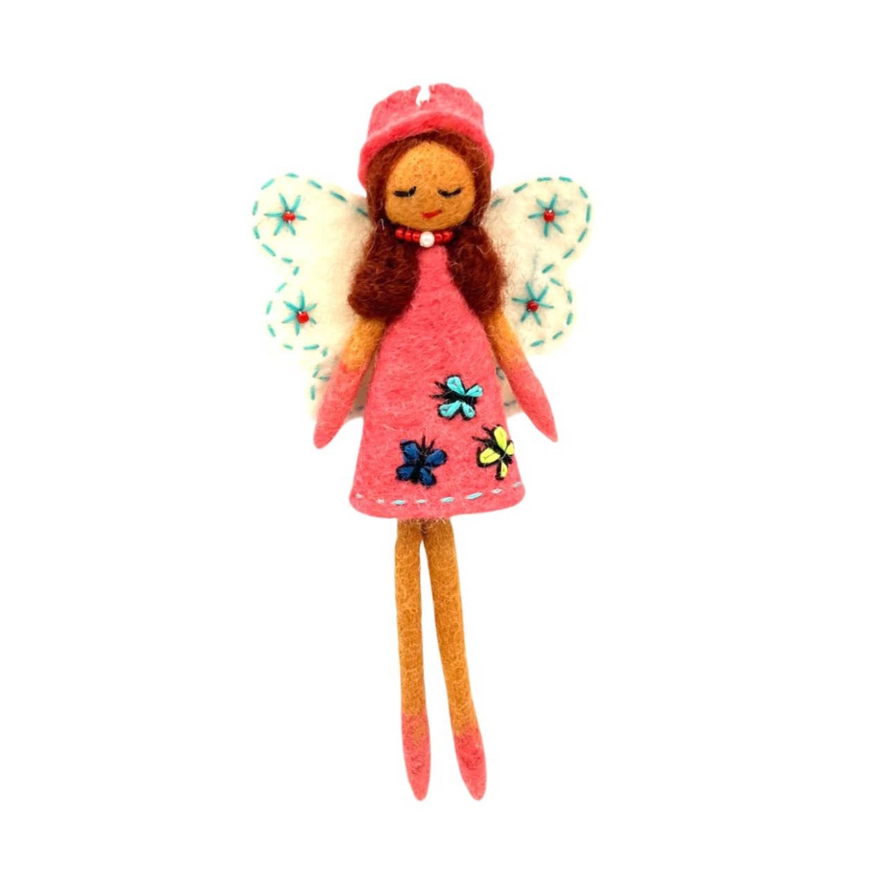 Saffron Fairy Felt Ornament: Flower