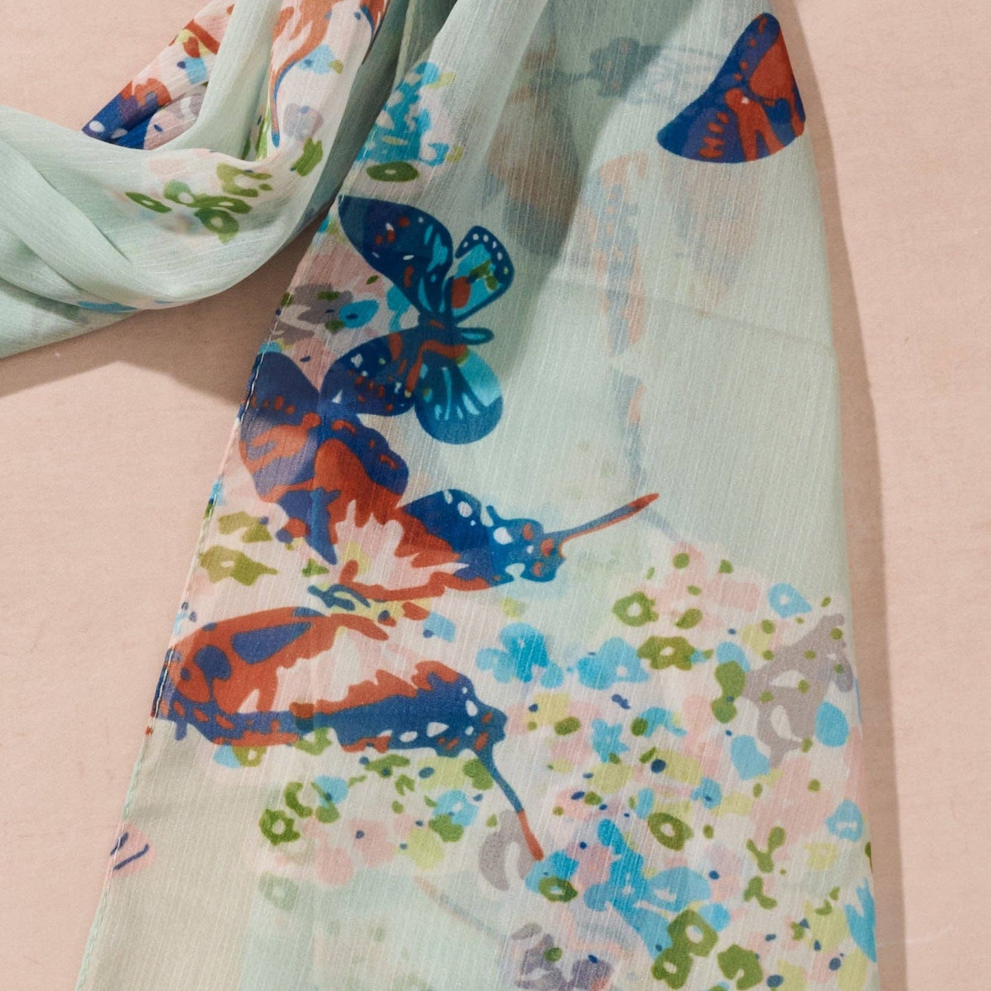 Komal Butterfly Chiffon Scarf