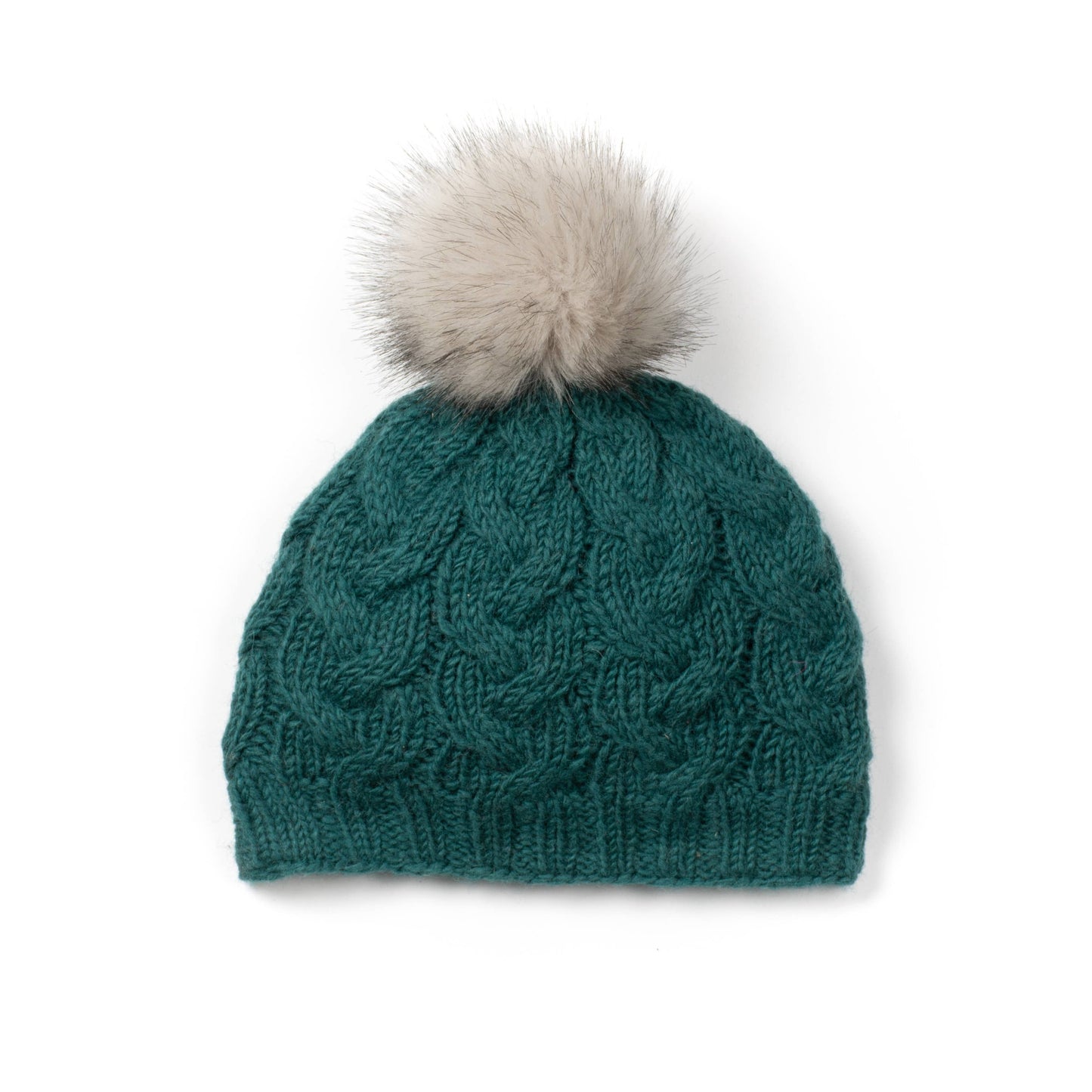 Haven - women's wool knit beanie: Pine