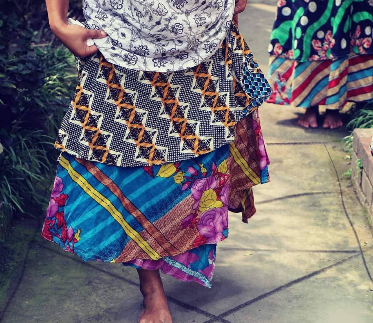 Restored Hope Cotton Wrap Skirt