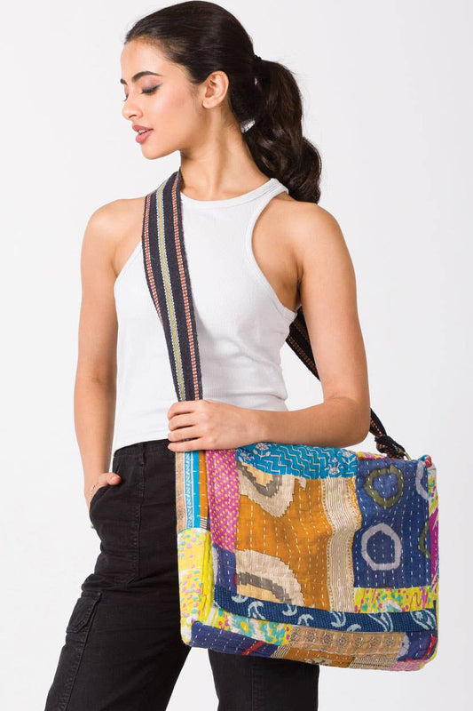 Kantha Messenger Bags