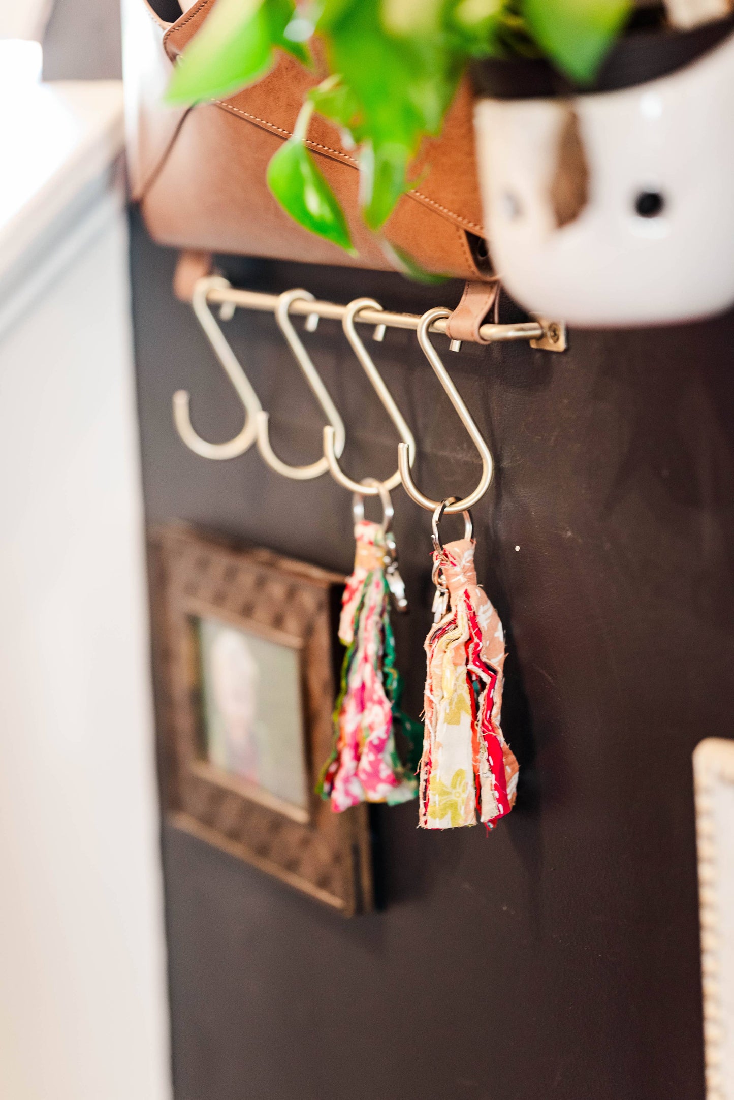 Kantha Tassel Keychain