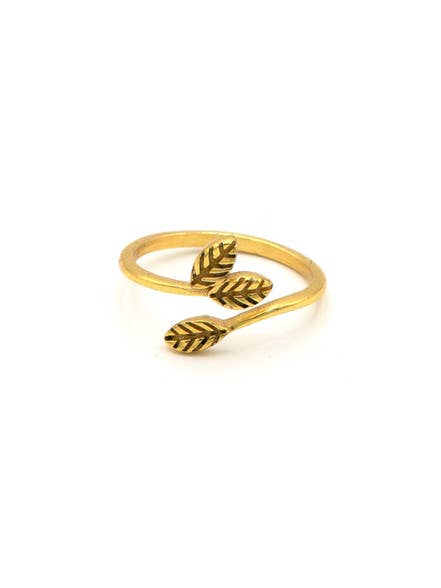 Forestry Ring: Brass