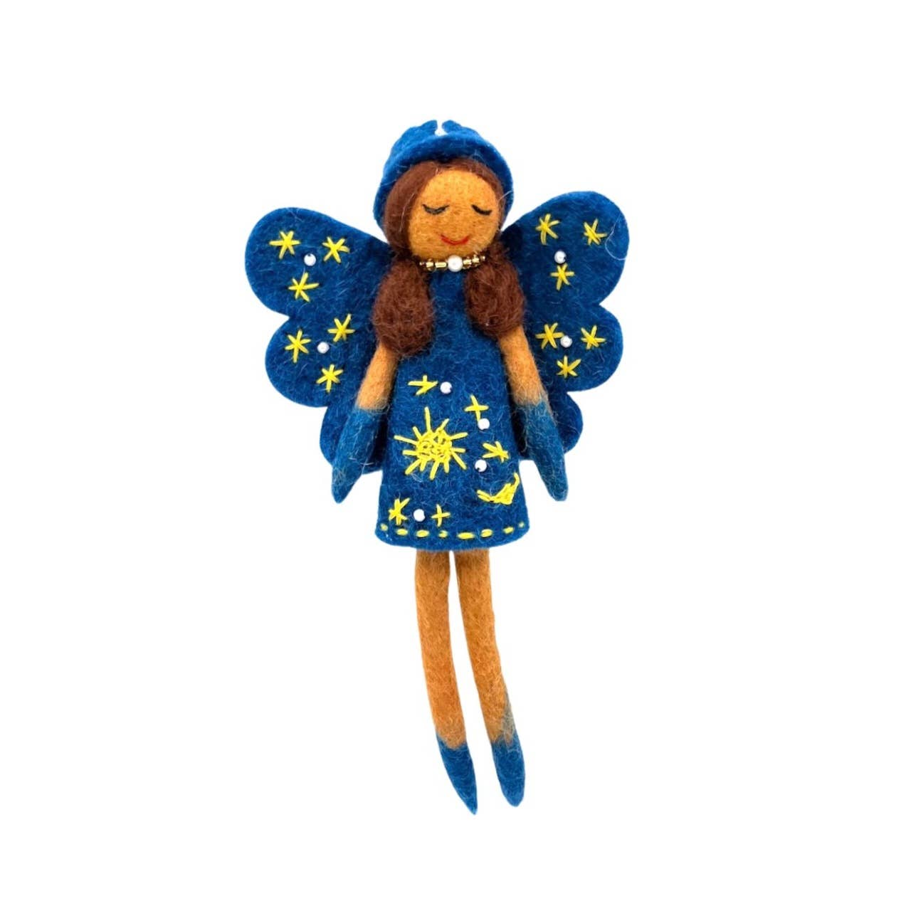 Saffron Fairy Felt Ornament: Flower