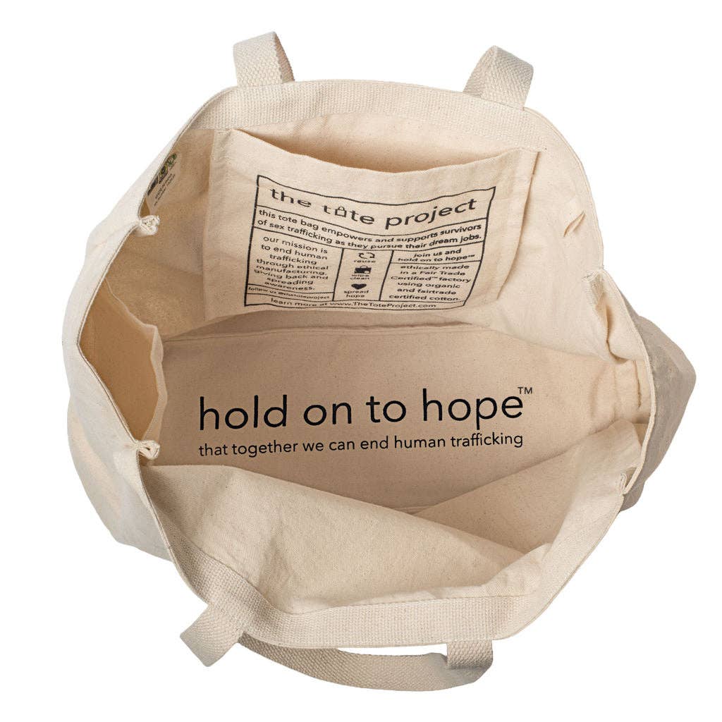 Free to Fly (Birds) | Tote: Beige