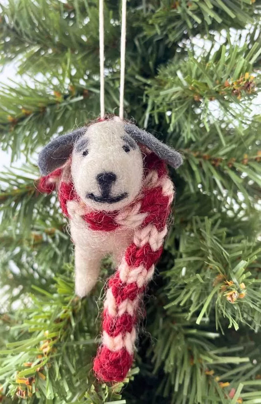 Felt Dog Ornament, Assorted