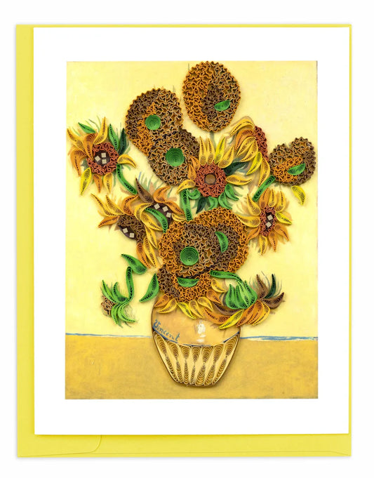 Quilling Cards Vietnam - Van Gogh Sunflowers
