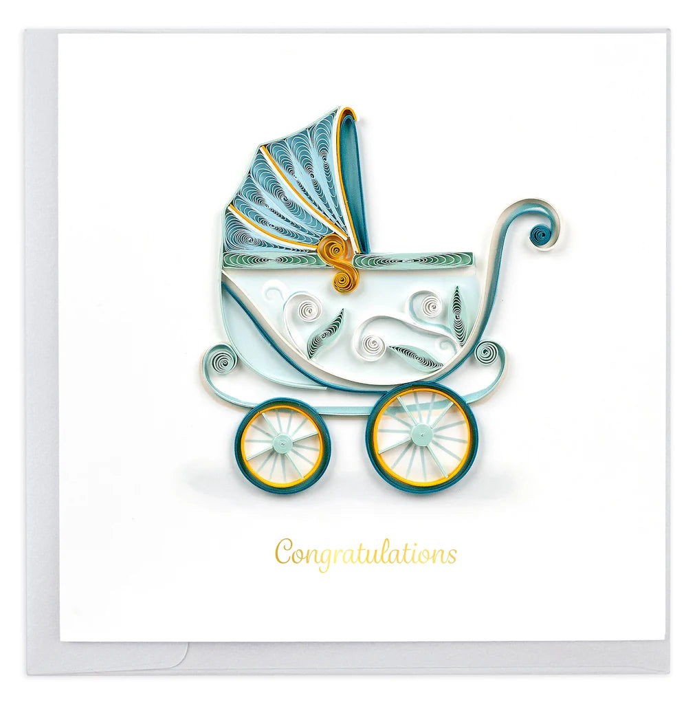 Quilling Cards Vietnam - Baby Buggy