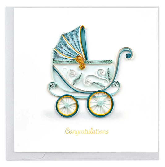 Quilling Cards Vietnam - Baby Buggy
