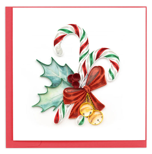 Quilling Cards - Candy Canes