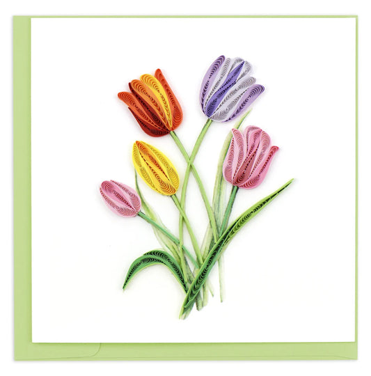 Quilling Cards Vietnam - Tulips