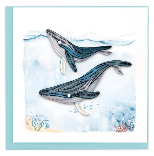 Quilling Cards Vietnam - Humpback Whales