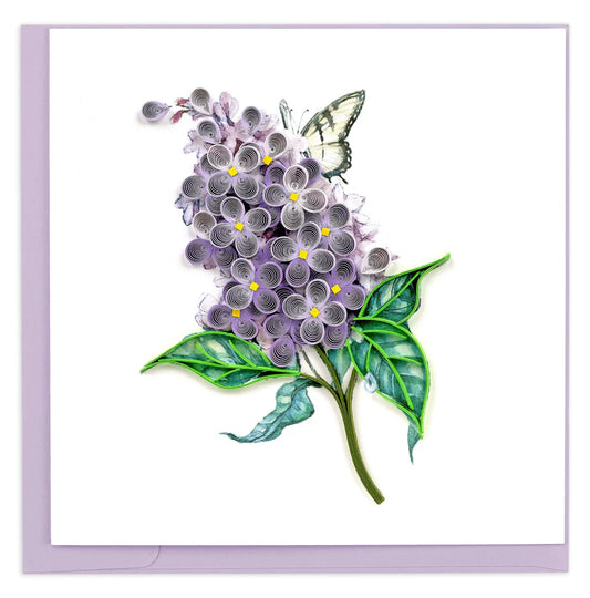 Quilling Cards Vietnam - Lilac Flowers