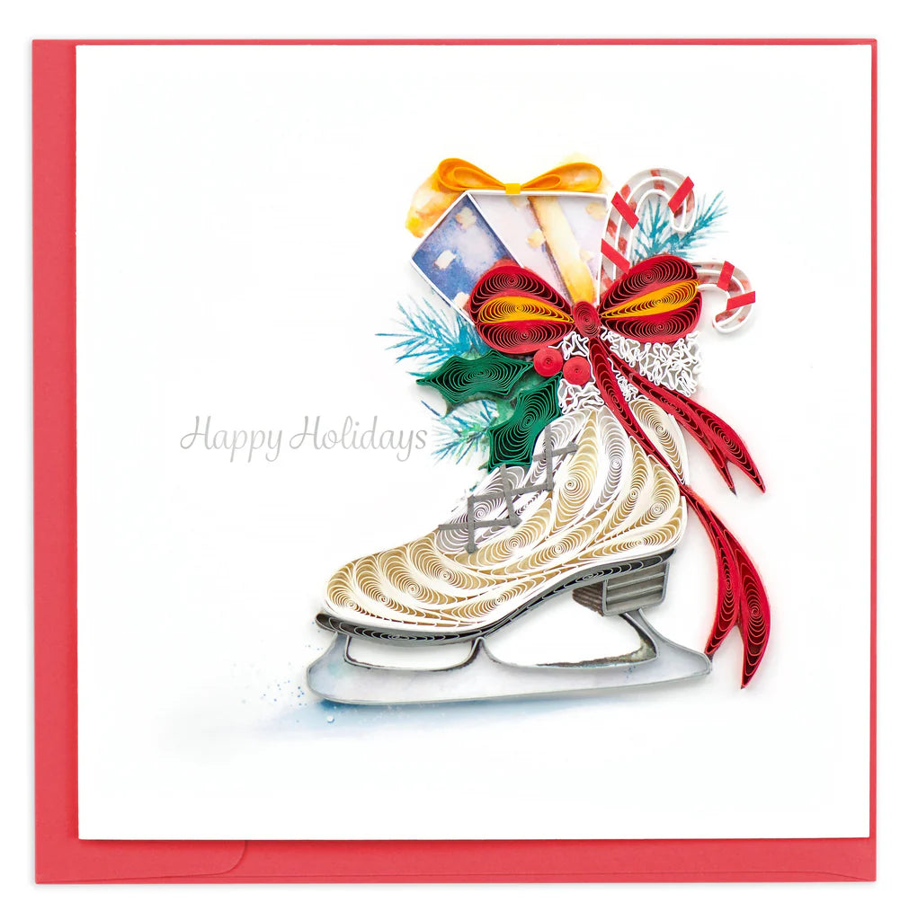 Quilling Cards - Winter Skates