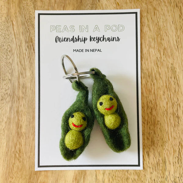 Nepal | Peas in a Pod - Friendship Keychain Set