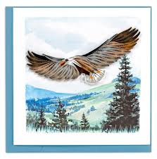 Quilling Cards Vietnam - Soaring Eagle