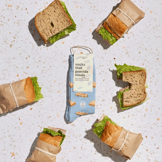 Socks that Provide Meals (Sandwiches)