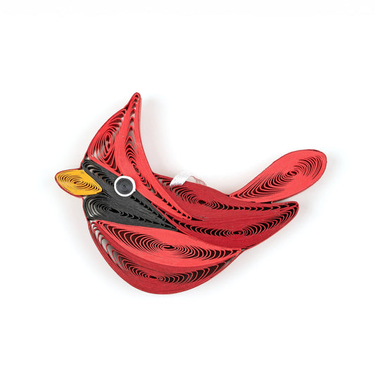 Cardinal Quilling Ornament